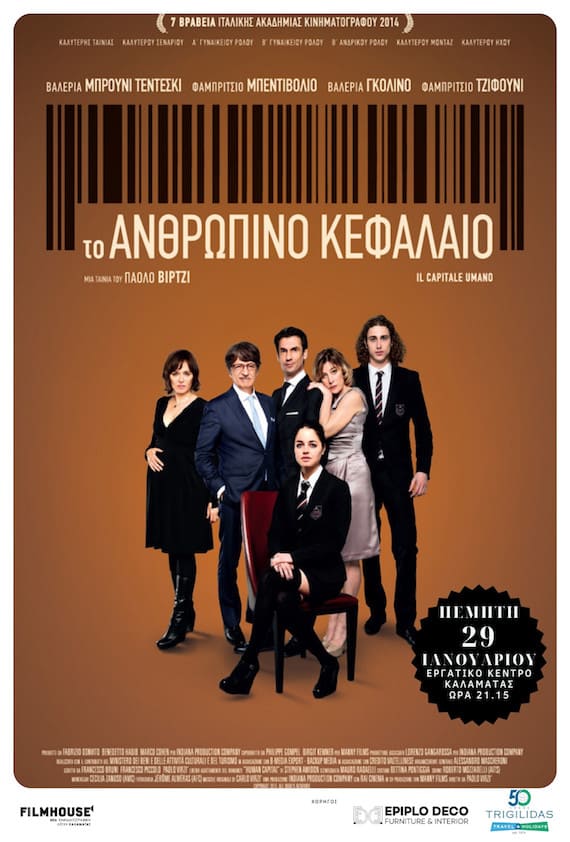 Η αφίσα της ταινίας Το Ανθρώπινο Κεφάλαιο